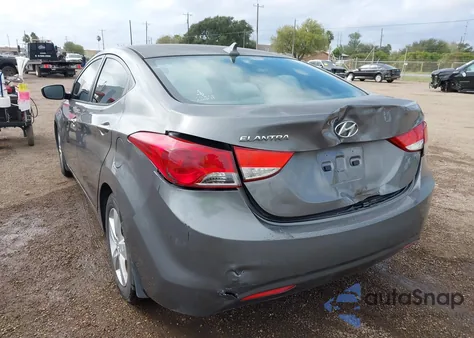 2013 Hyundai Elantra Gls/Limited from USA, damaged, VIN 5NPDH4AE4DH229527